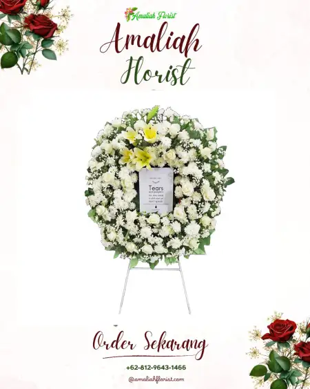 Krans Bunga Duka Akad Nikah Cibinong
