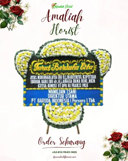 Papan Bunga Duka Akad Nikah Cibinong